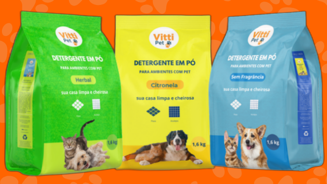 Detergente Em Pó Para Pets